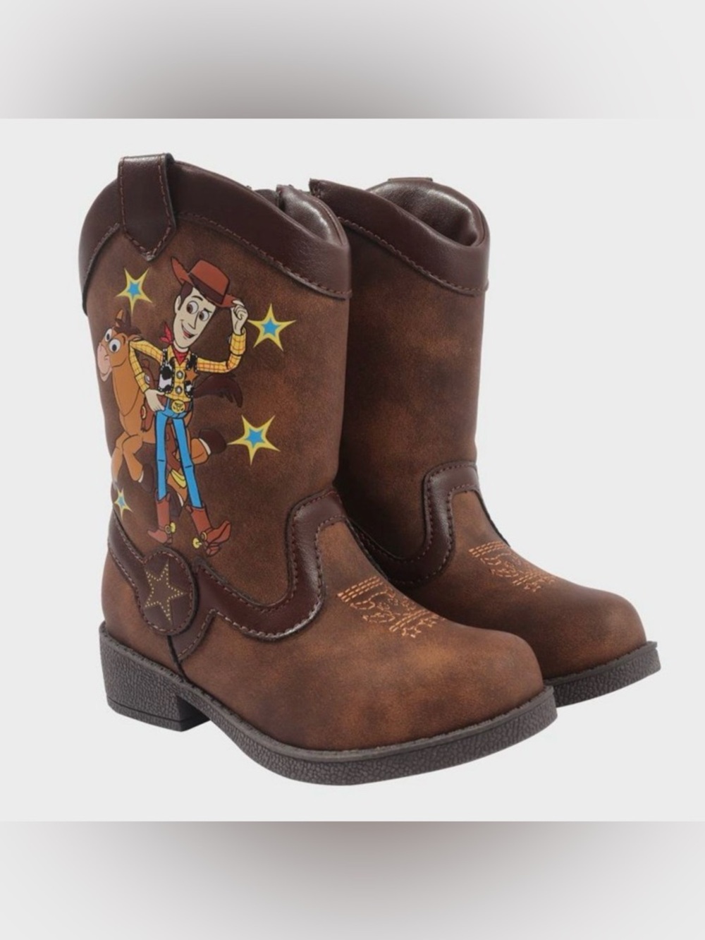 Disney Brown & Tan Woody Cowboy Boots for Kids